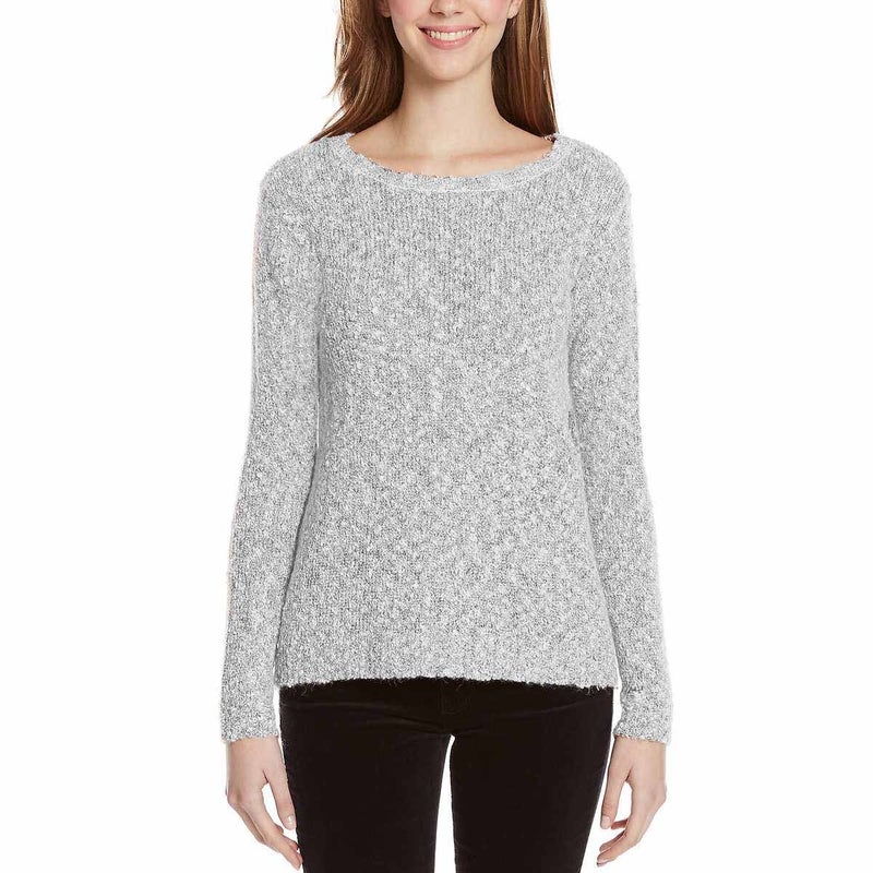 Buffalo David Bitton Ladies' Textured Sweater (Grey, Medium) - Image 1
